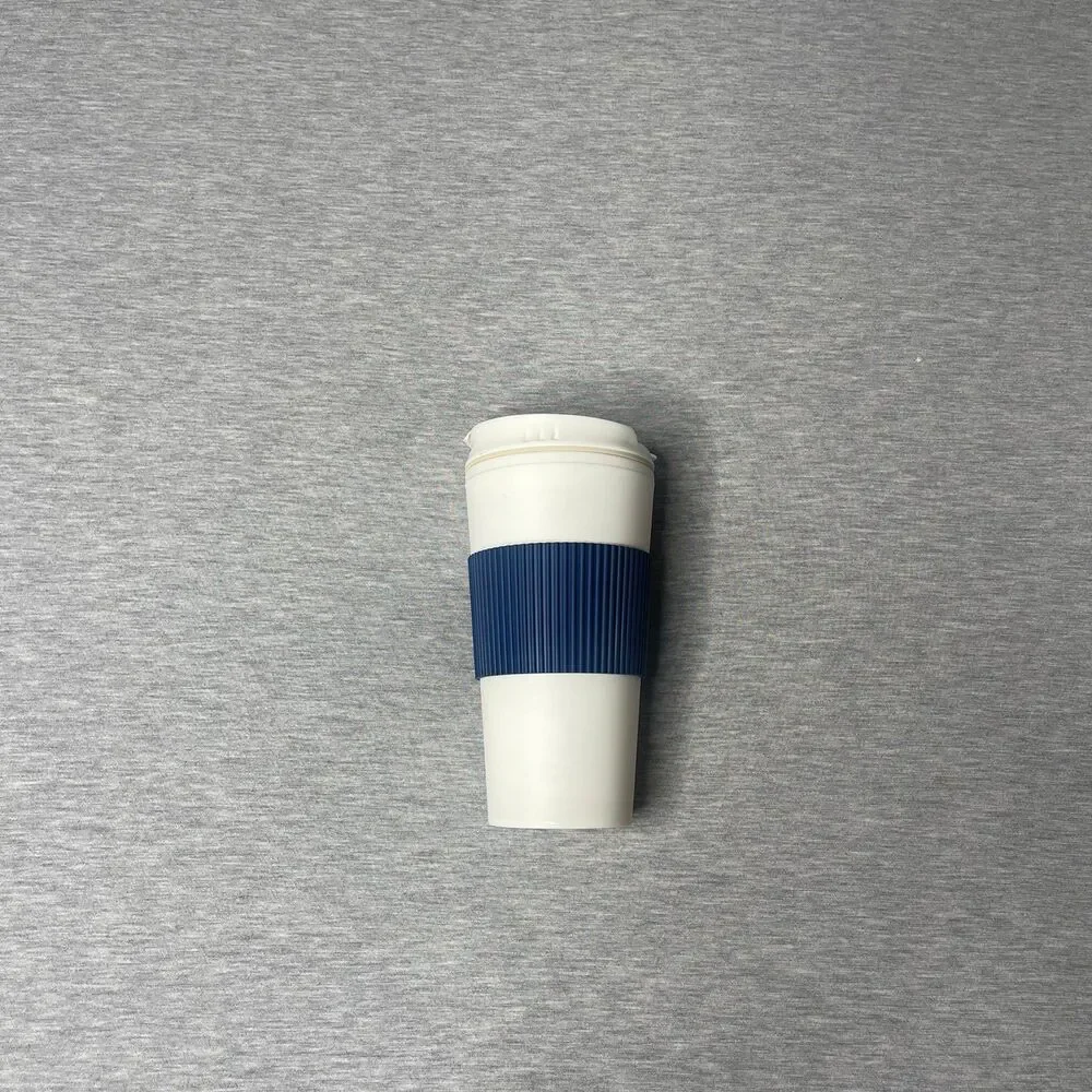 Hot & Cold Insulated 16 Oz. Navy Blue Sleeve Travel Tumbler Mug
